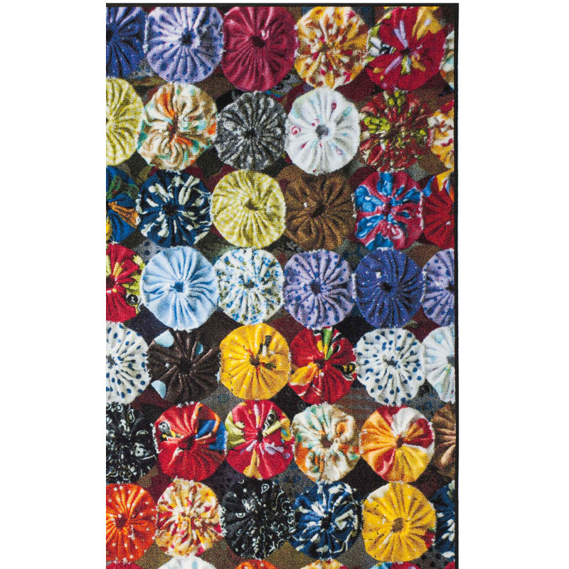 Garner Performance Geometric Rug, Rectangle 6'7" x 9'