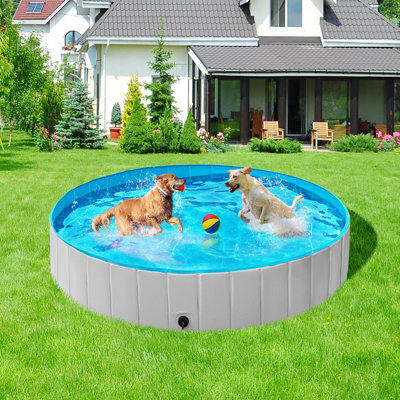  Foldable Large Pet Swimming Pool PVC Bathtub for Dogs/Cats