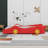 Alahia Twin Size Race Car-Shaped Platform Bed-951425772