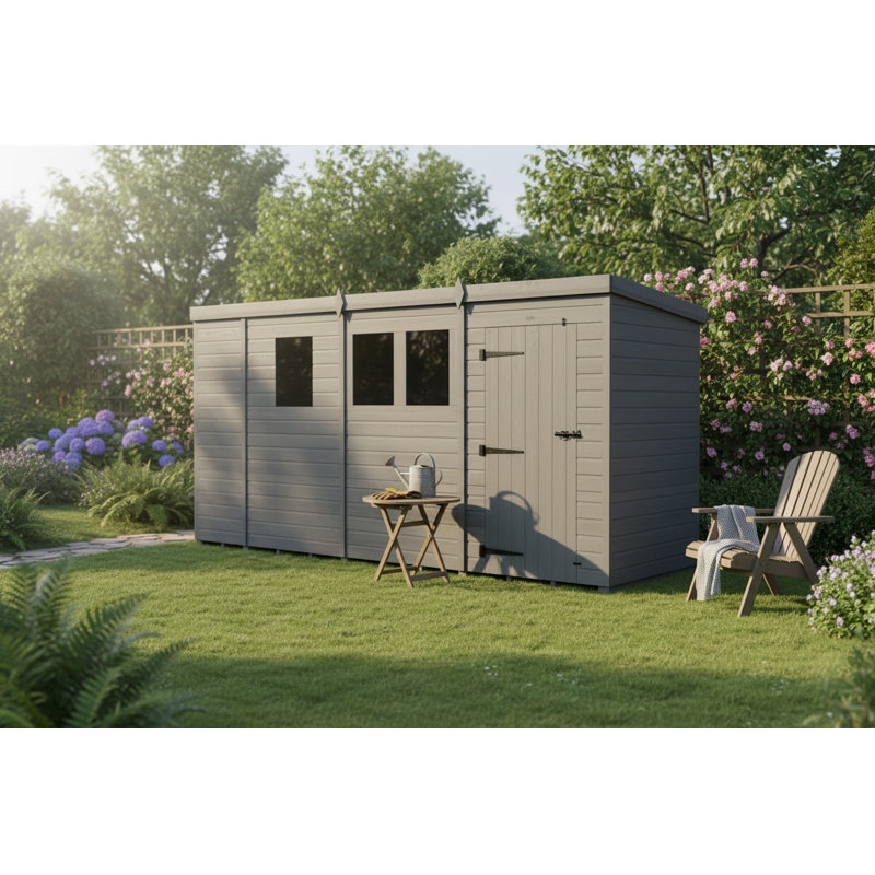 14x5 Pent Composite Shed