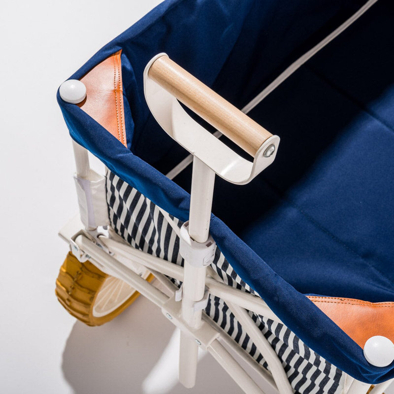 Folding Beach Cart, Navy