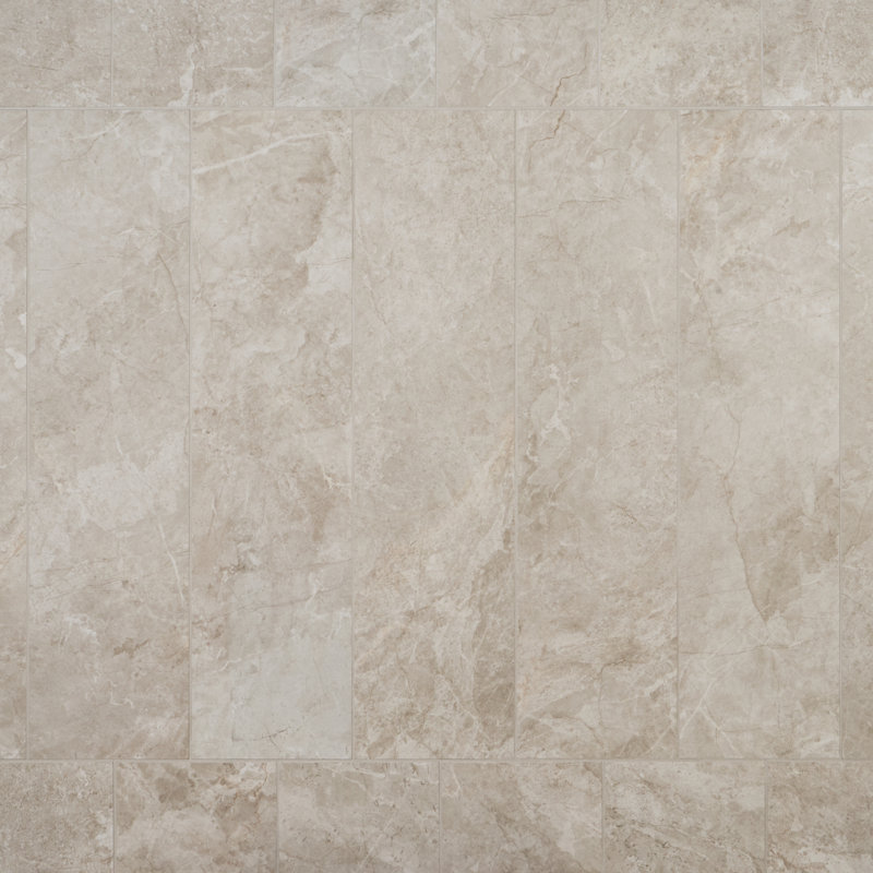 Nova 8.85 In. X 35.43 In. Matte Porcelain Floor And Wall Tile (13.12 Sq. Ft. / Case), Bone Beige