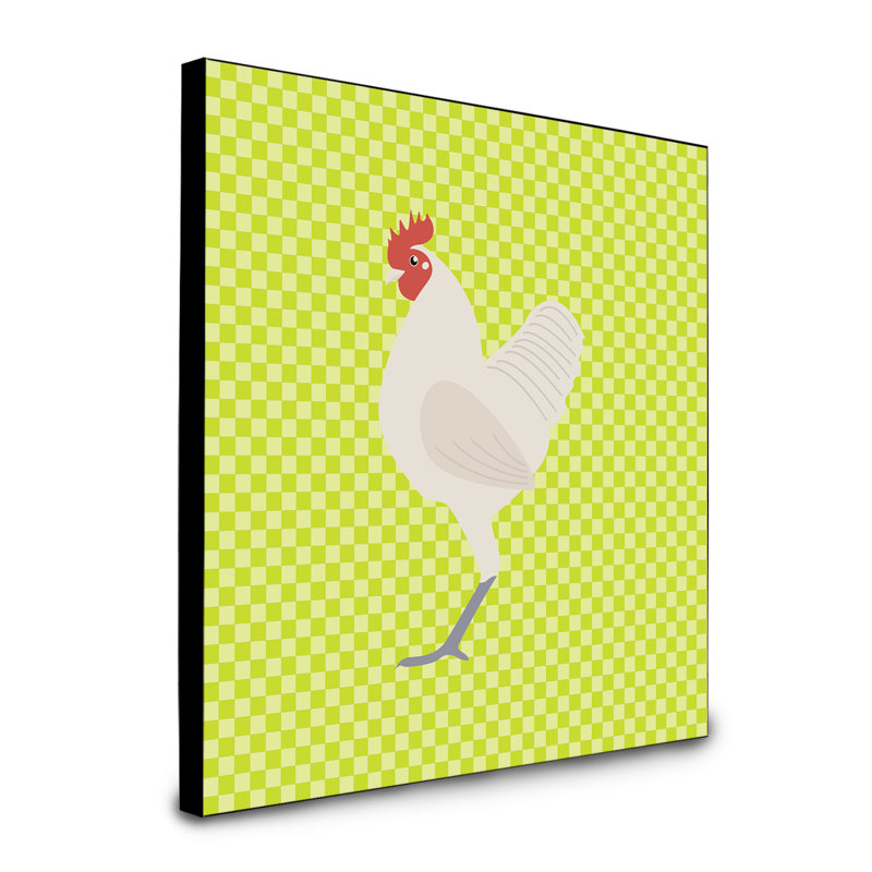 Panneau mural allemand langshan à poulet Peppino, Vert