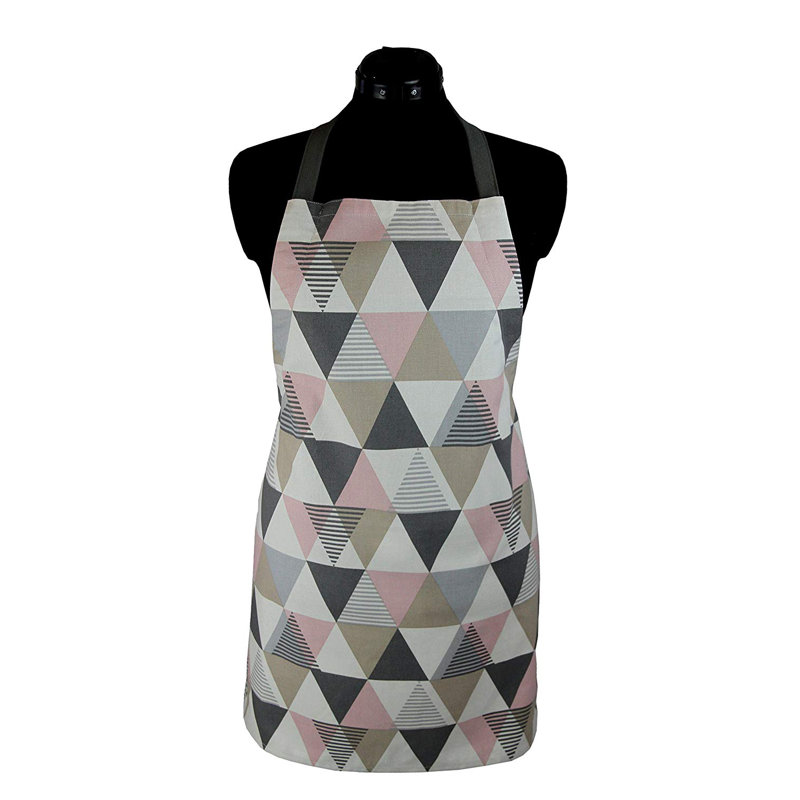 Amelia Bib Apron, Blush Pink