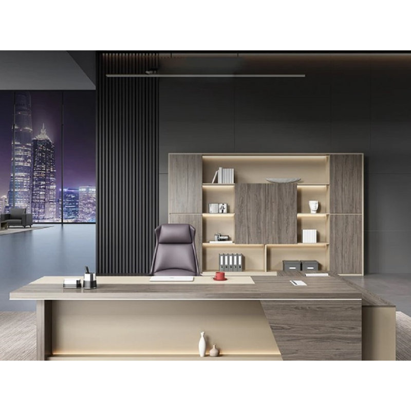 Chontelle L-Shaped Computer Desk, 75cm H x 300cm W x 90cm D