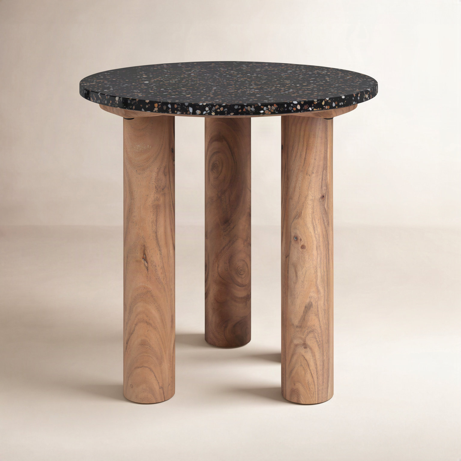Pike Stone End Table, Natural