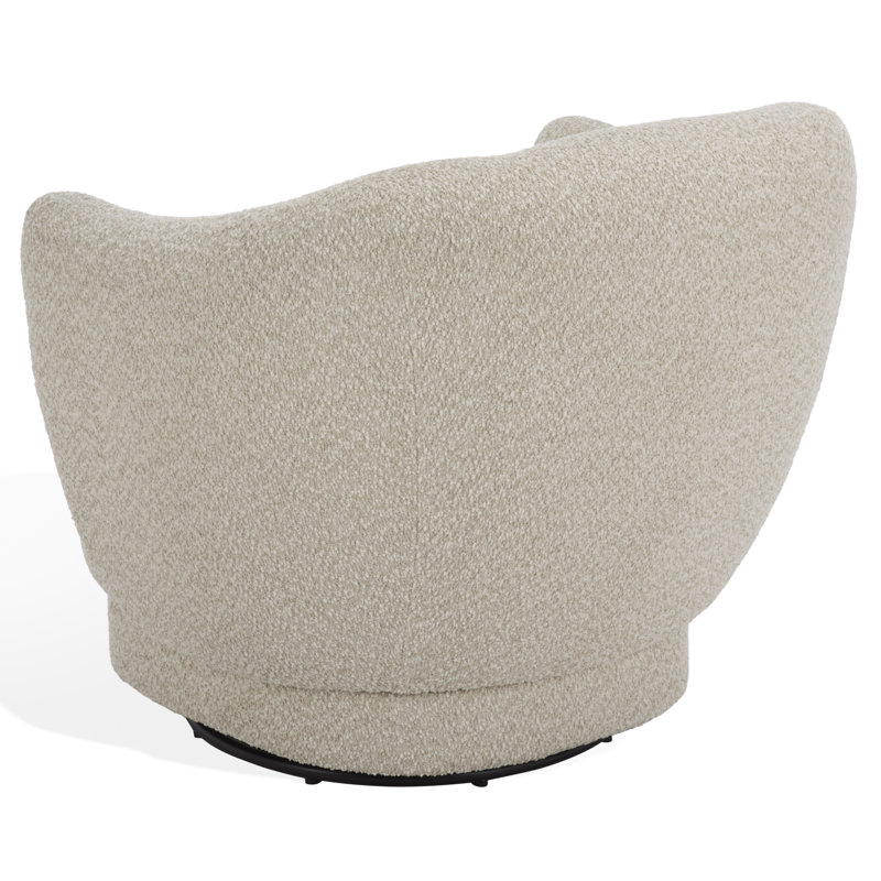Fauteuil pivotant Octavio, Beige