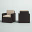Chaise de patio avec coussin Okamoto-1214029716