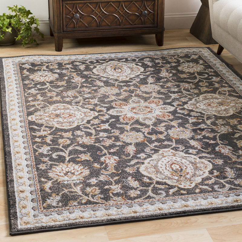 Lenora Floral Indoor Rug, Rectangle 6'7" x 9'6"