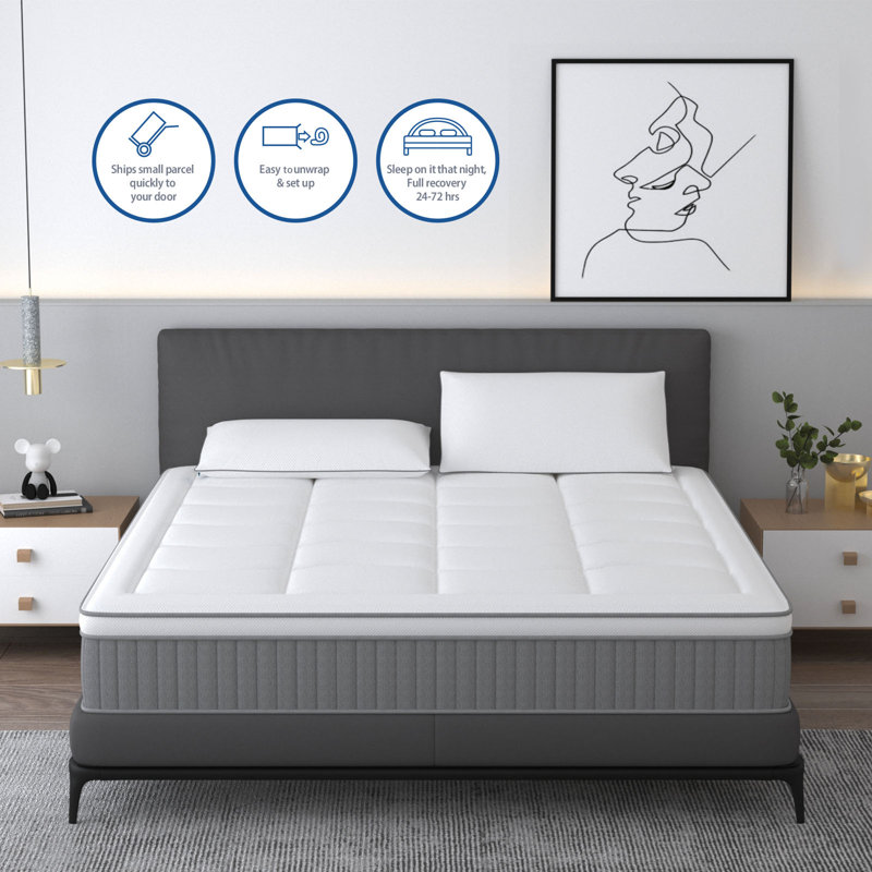 Matelas hybride moyen 10 po Nimley, Double / double