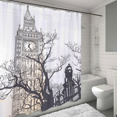 Rideau de douche simple