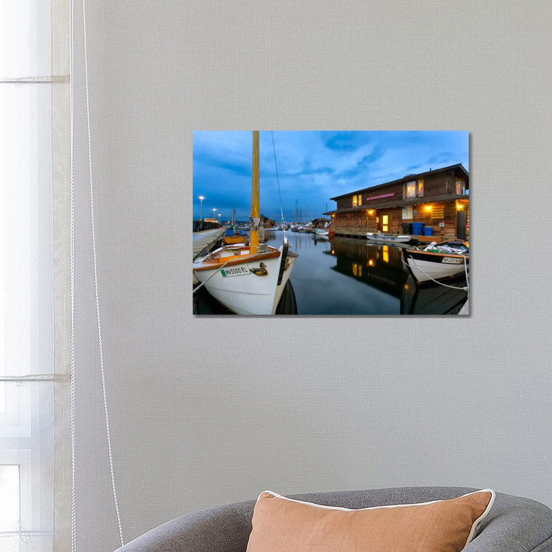 Lake Union Blue, Seattle, Washington by Jim Nilsen - Wrapped Canvas Print, 45.72cm H x 66.04cm W x 1.91cm D