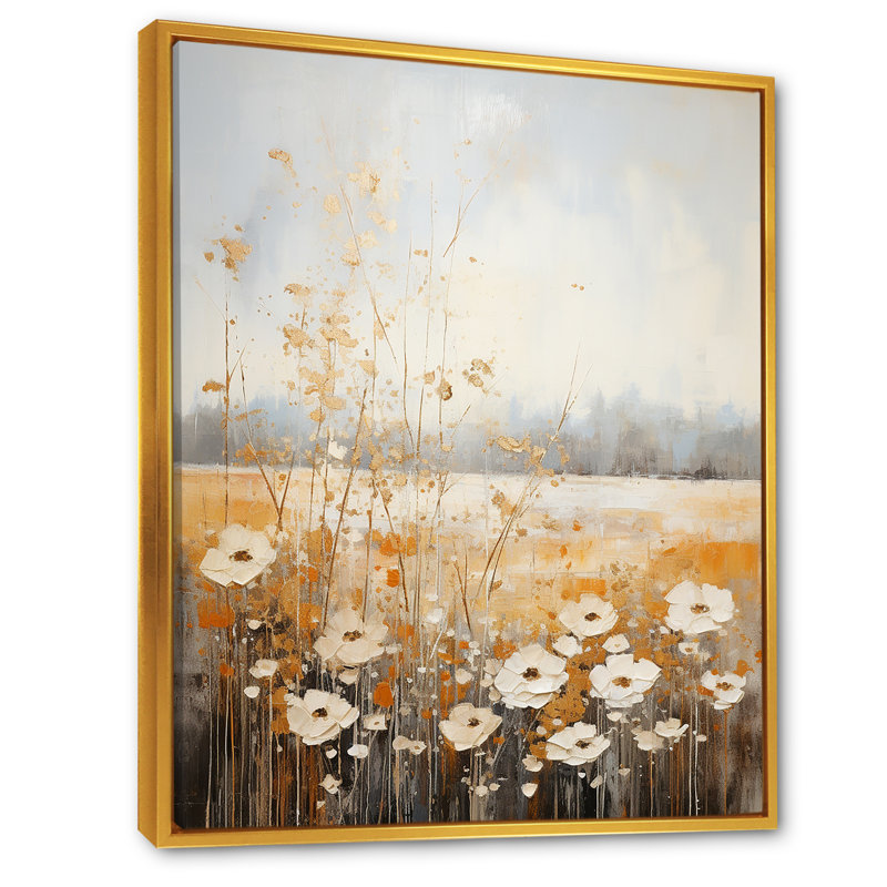 Meadow of Dreams I - impression, H 40 po x l 30 po x P 1,5 po, Cadre flottant doré