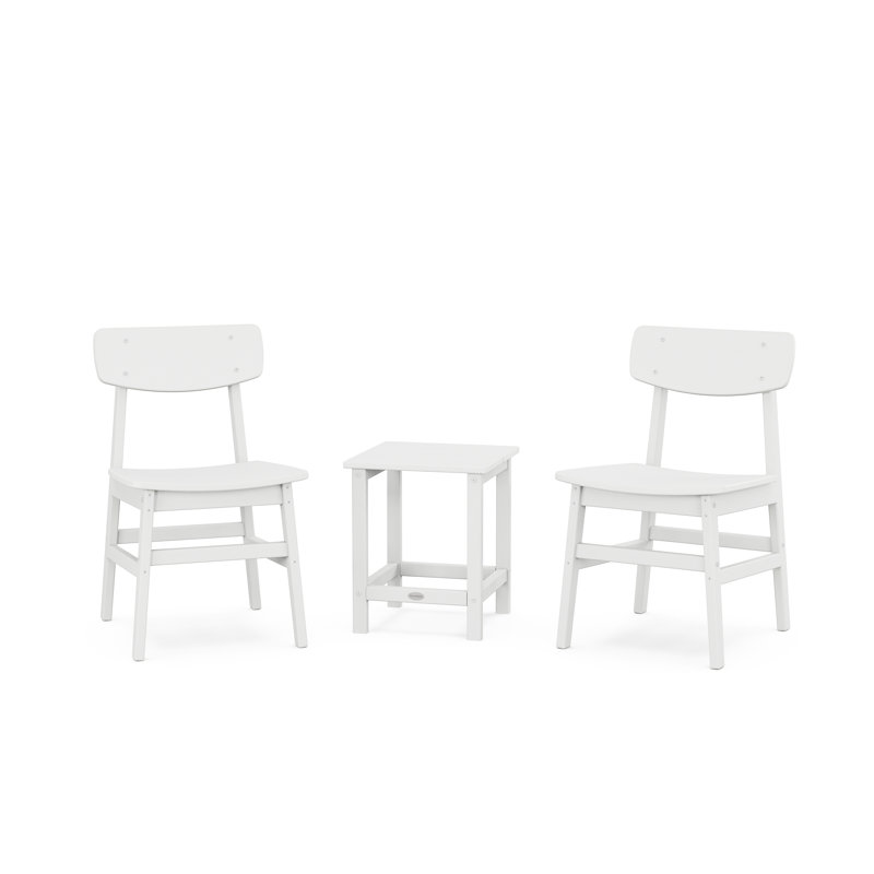 Modern Studio Urban Chair 3-Piece Seating Set, White