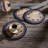 Cotton and Polyester Agate Ceramic Jute Leather Crystal Circle Round 3 Piece Trivet Set