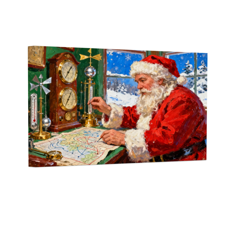 Carte de Noël pour Noël, H 20 po x l 30 po