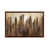 Toile avec cadre en bois brun classique