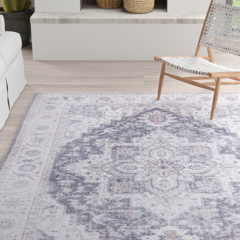 Anthea Tufted Mauve Pink Carpet, Rectangle 120 x 160cm