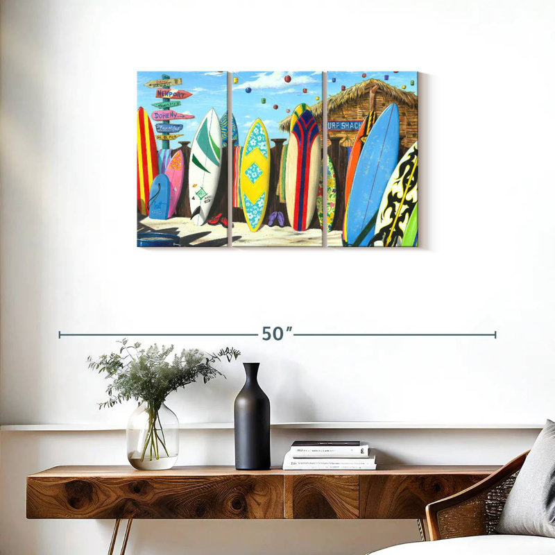 Senne Surf Shack, 20" H x 33" W
