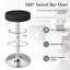 Miek Swivel Upholstered Adjustable Height Counter Stool with Metal Frame-1318574200