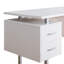 Sunjoy Floating Pedestal Desk, Modern Home Office Large Desk Work Station