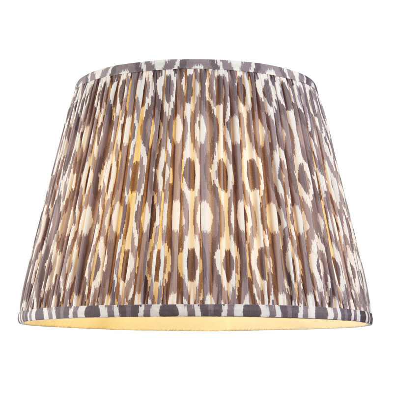 161cm Traditional Floor Lamp, Antique Brass, Grey