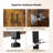 Rotten Wood Color Display Case Curved Iron Pipe Double Door 3 Tiers