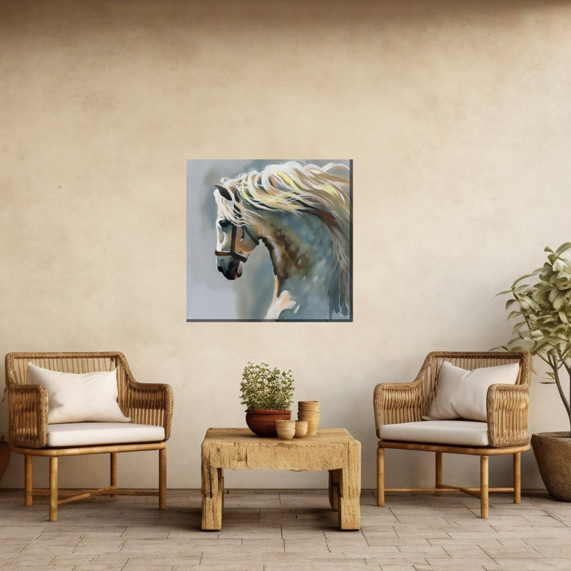 Art sur toile humble beauté extérieure