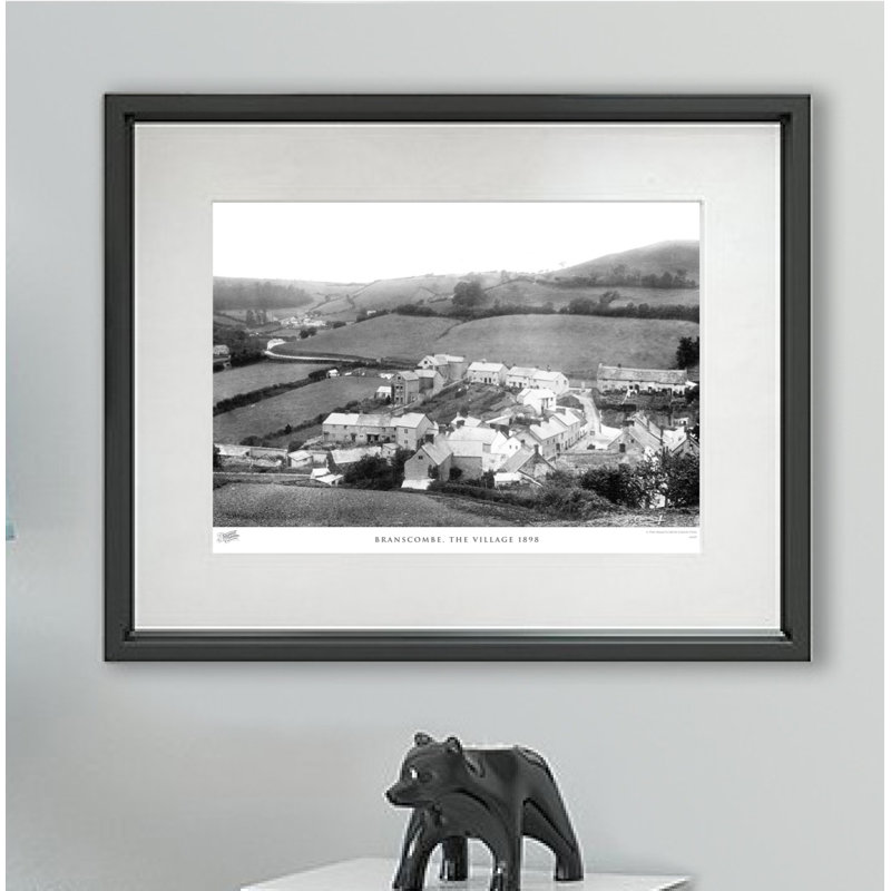 Branscombe, The Village 1898 - Single Picture Frame Print, 45cm H x 60cm W x 2.3cm D