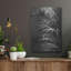 «Black Plant» par Design Fabrikken, art mural en métal-1921848907
