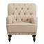 Fauteuil d'appoint à oreilles rembourré de 31,5 po de largeur Erithon-1189992085