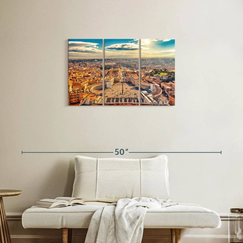 Sirci Sunny St. Peter's Square, H 20 po x l 33 po