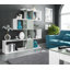 Bookshop Pueblo, Bookcase With 7 Compartments, Modern Office Shelf, Wall Unit With Shelves-121323584