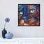 «Foxy» par Iris Scott - reproduction sur toile tendue sur toile tendue avec châssis-31657213-73269177-73269178