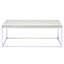 Stylish Oak And Coffee Table With Rectangular Shape Sled Base Elegant Ornament Construction System