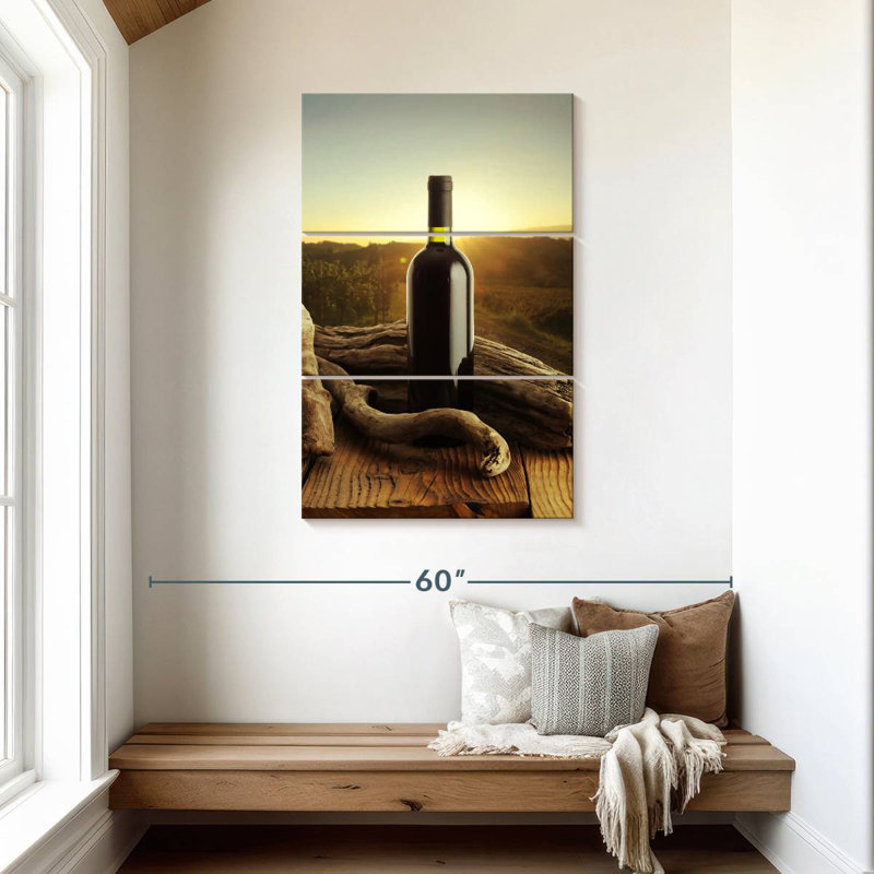 Yarlin Vineyard Red Wine, 45" H x 28" W