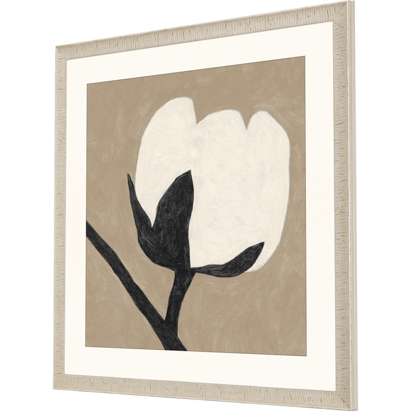 Reproduction d'art délicat encadré blanc