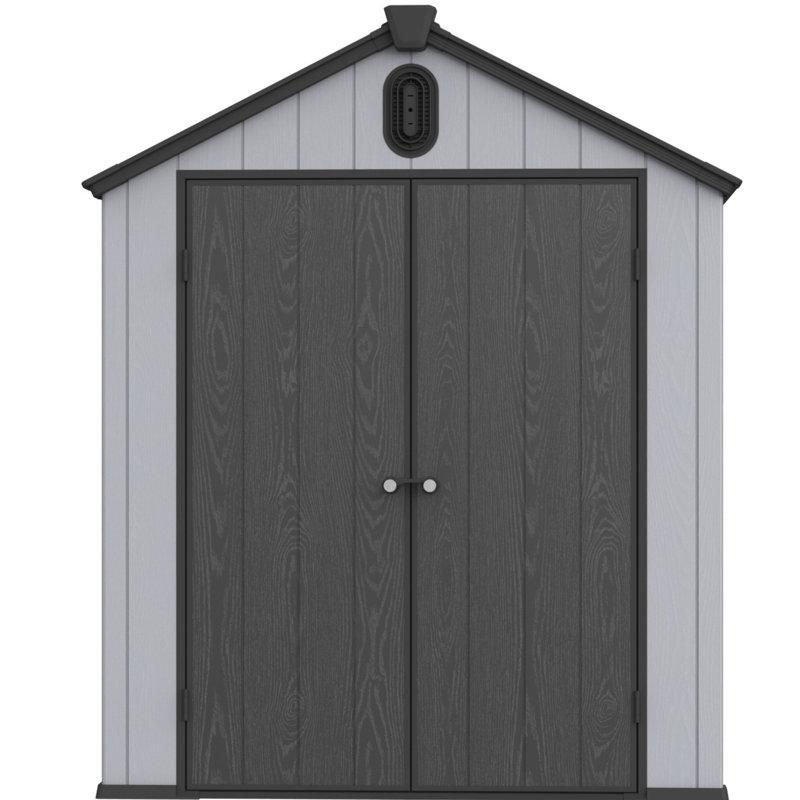 6*8ft Outdoor Tool Shed - Spacious, Rainproof Storage 6x8ft With Spacious Interior Plastic