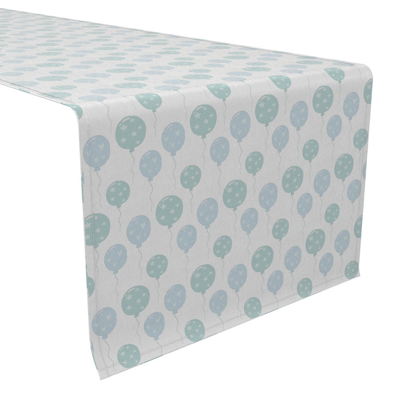Rectangular Cotton Twill Table Runner, 90" L x 16" W