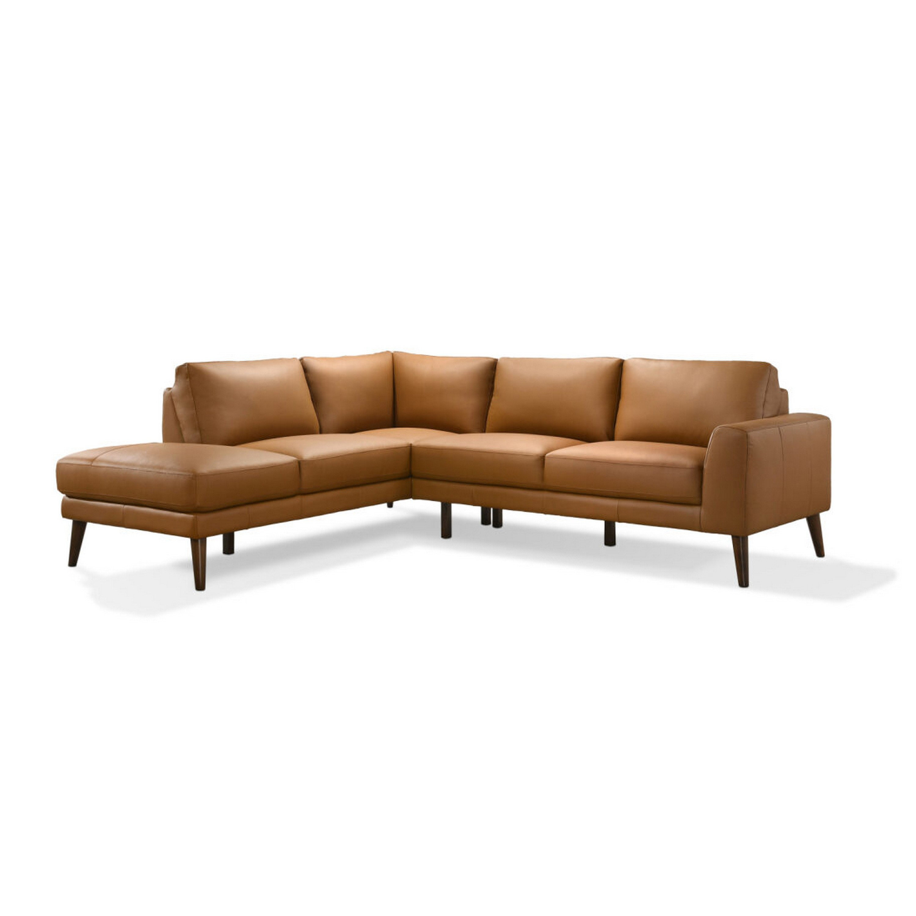 Benjara 2 Piece Leather Sectional Wayfair Benjara 2 Piece Leather Sectional Wayfair