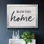 «Bless This Home», toile encadrée de qualité supérieure - prête à être accrochée-340166083-340166080