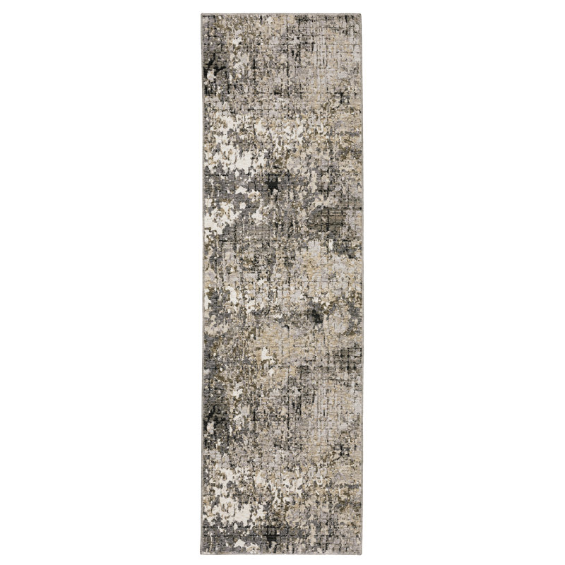 Gwern Abstract Indoor Rug, Runner 2'3" x 7'6"