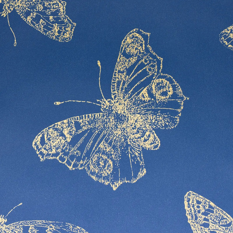 Burnell Butterfly Wallpaper, Blue