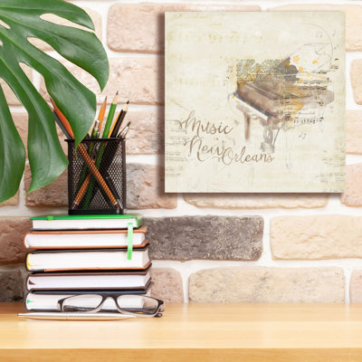 Epic Graffiti 'Musical Gift New Orleans' by Katie Pertiet Canvas Wall Art