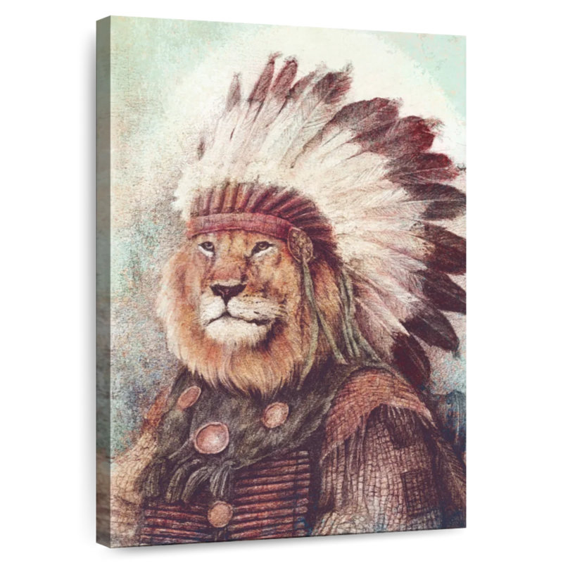 Ketti Chief I, 51" H x 34" W