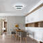 Aweys 1-Light 20cm Square LED Flush Mount Ceiling Light-2113351428-2113351436