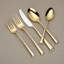 Imperial Caviar Gold 5-Piece Flatware Set