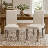 Linen Blend Fabric Upholstered Dining Chairs Wooden Side Chair for Kitchen Living Room-1756808240-1767610674