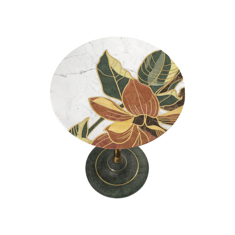 Roselle Marble End Table