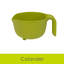 Belfry Kitchen 4 Piece Nested Mixing Bowl, Colander, Measuring Jugs Set